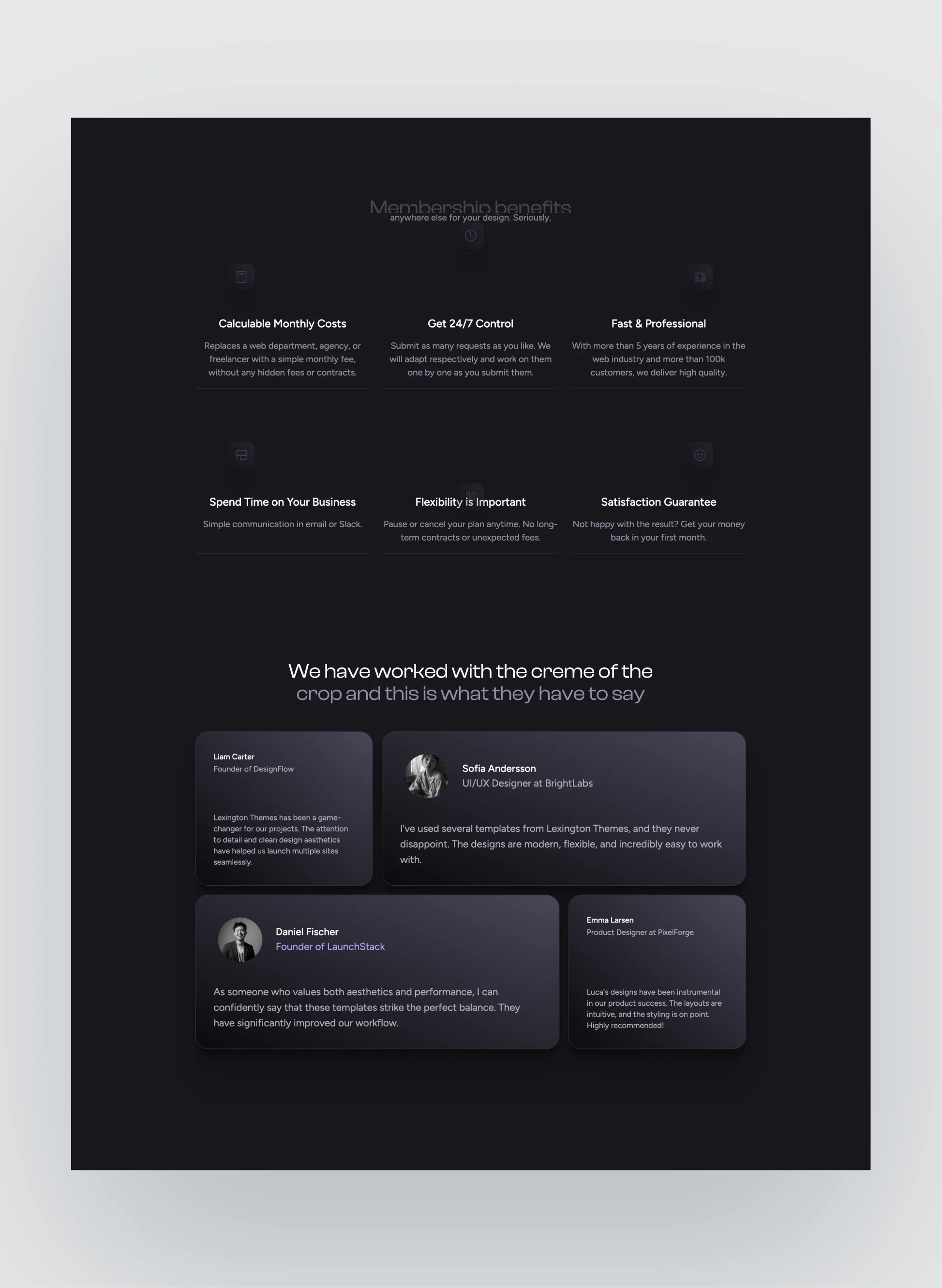 Responsive design view of Aubergine