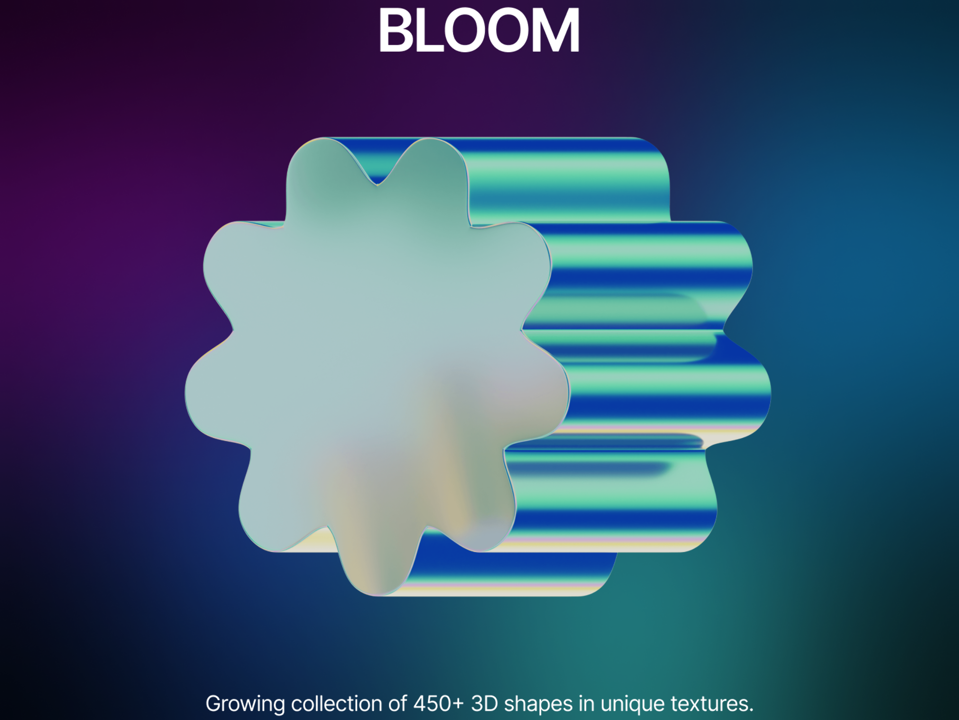3D illustration of abstract shapes with textures