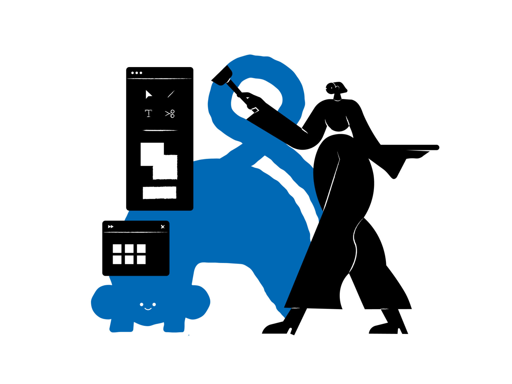 Vector illustration from the Blotter collection 3
