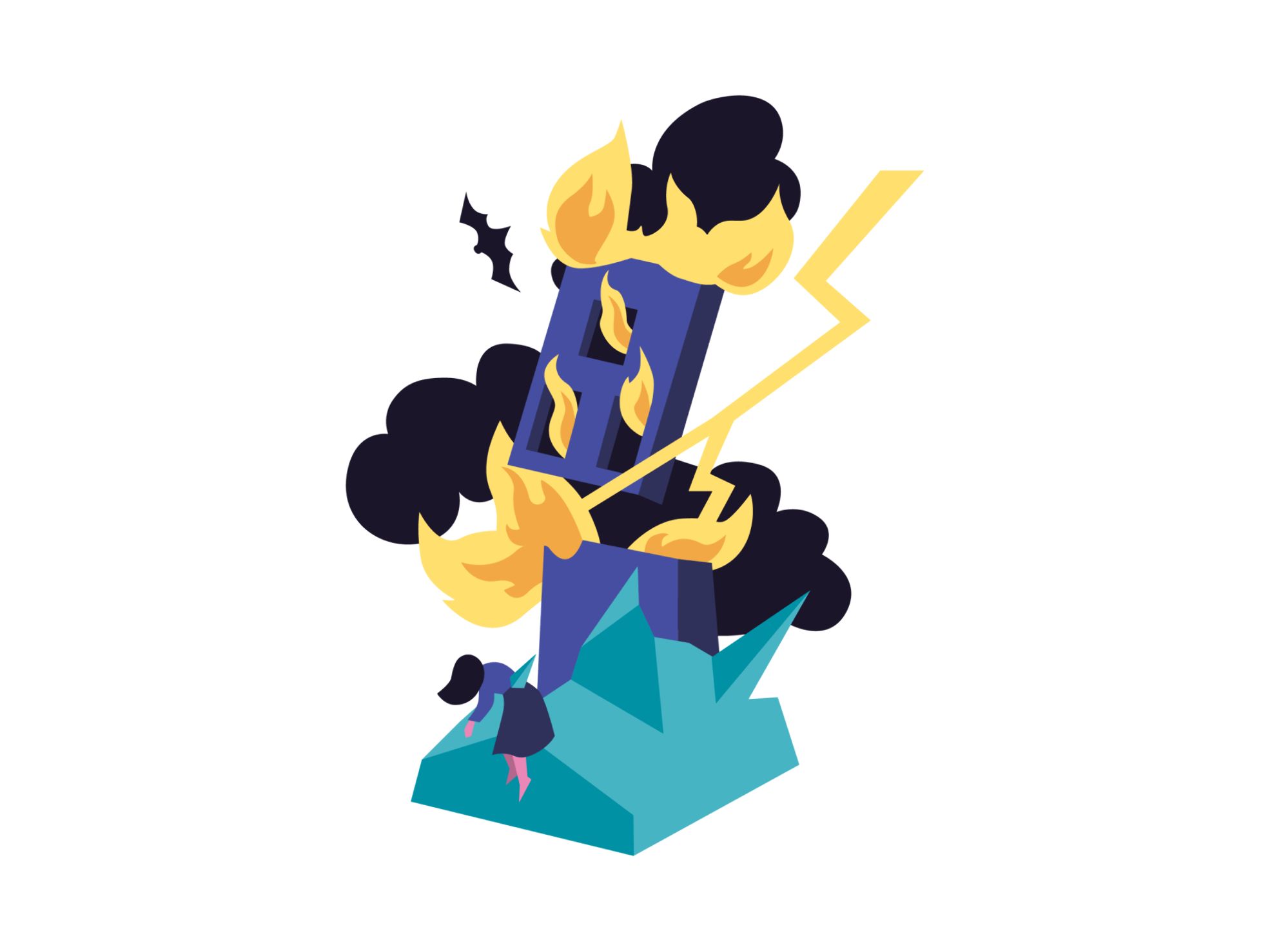 Artistic castle image showcasing bravery and power
