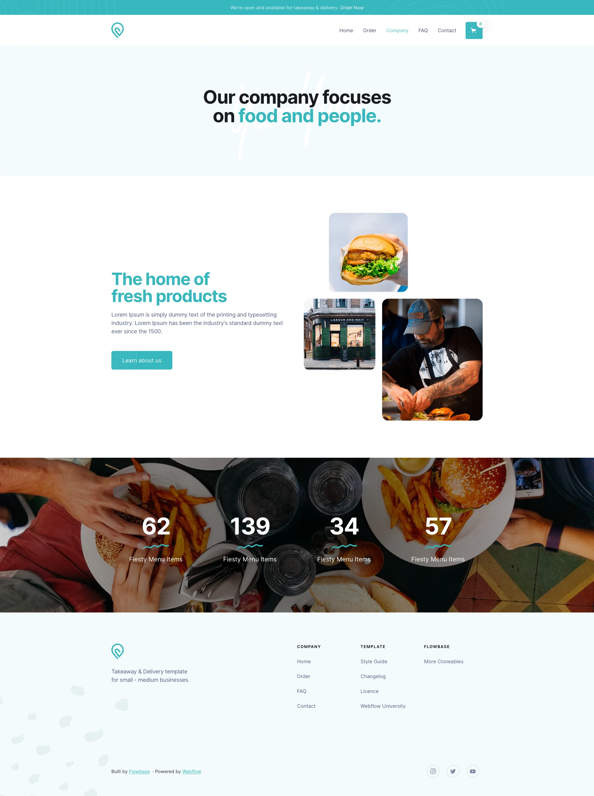 Chomp Restaurant product display preview