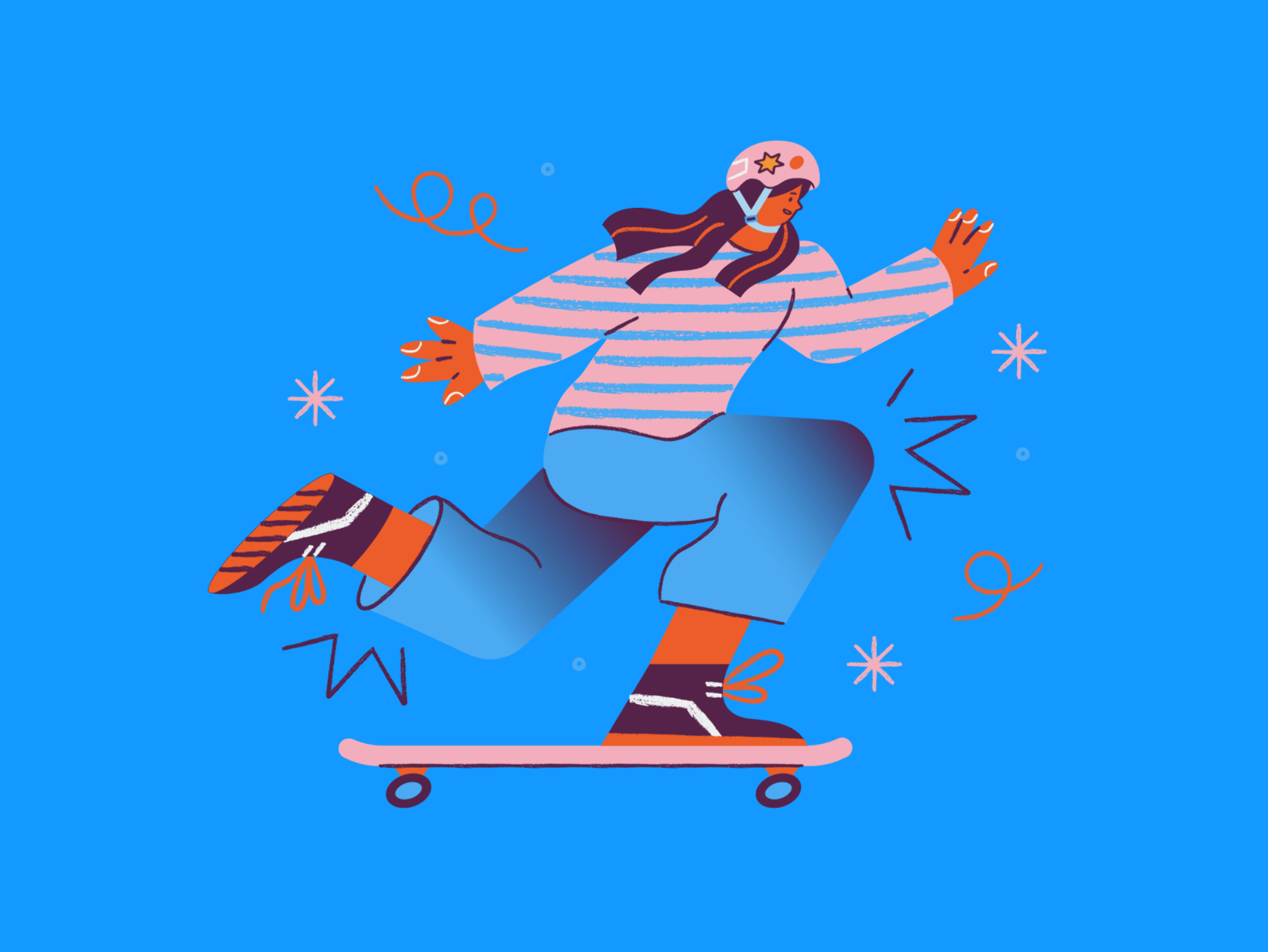 Colorful character illustration 1