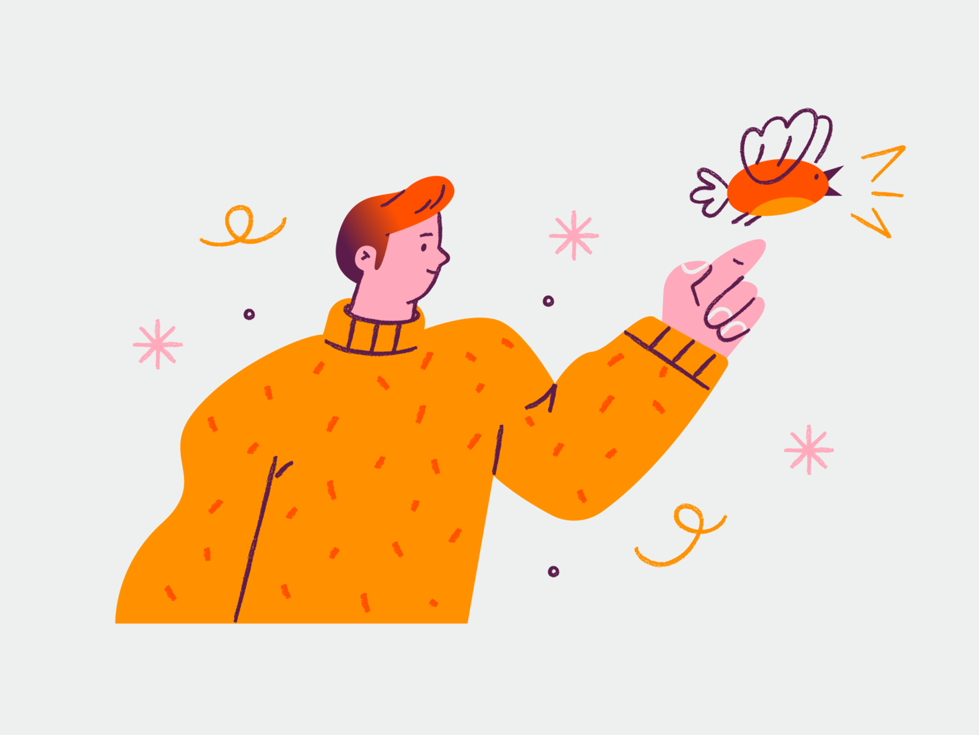 Colorful character illustration 5