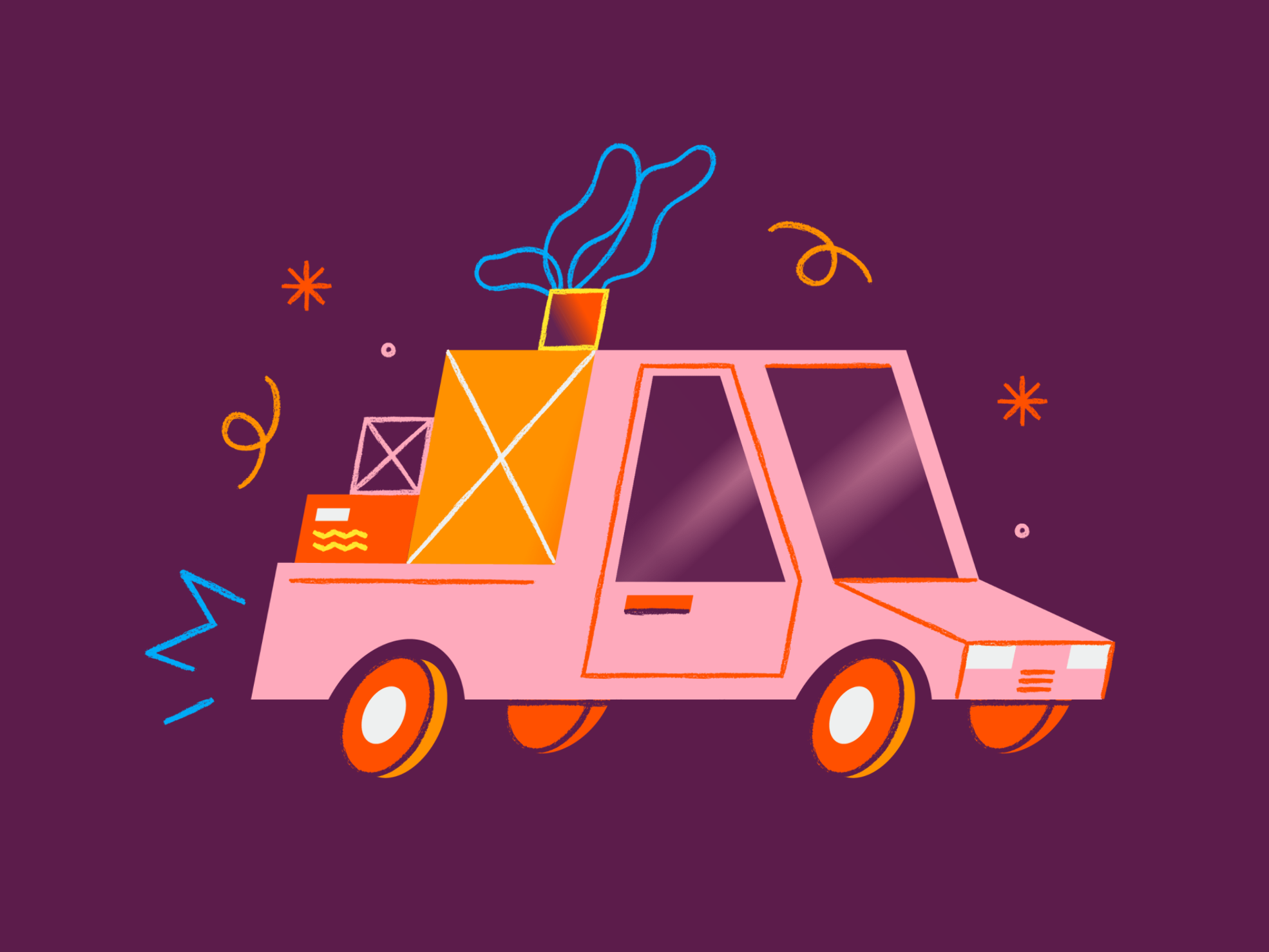 Colorful character illustration 6