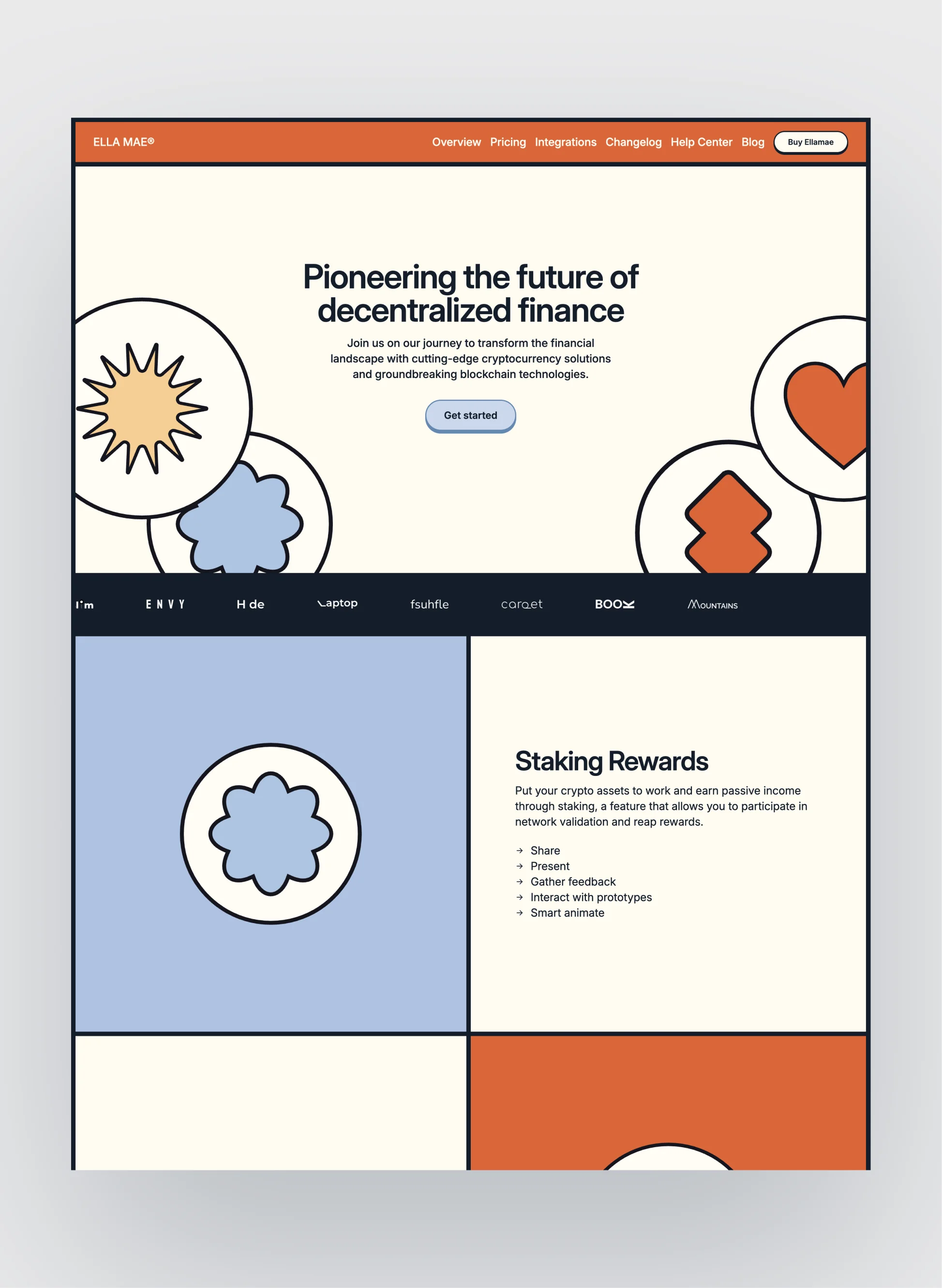 Responsive design of Ella Mae