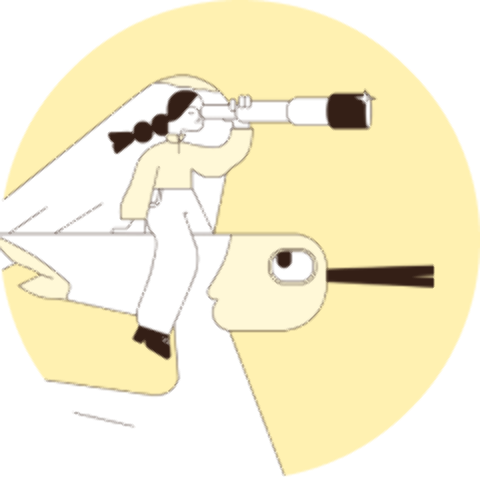 Charming vector art representing a page not found