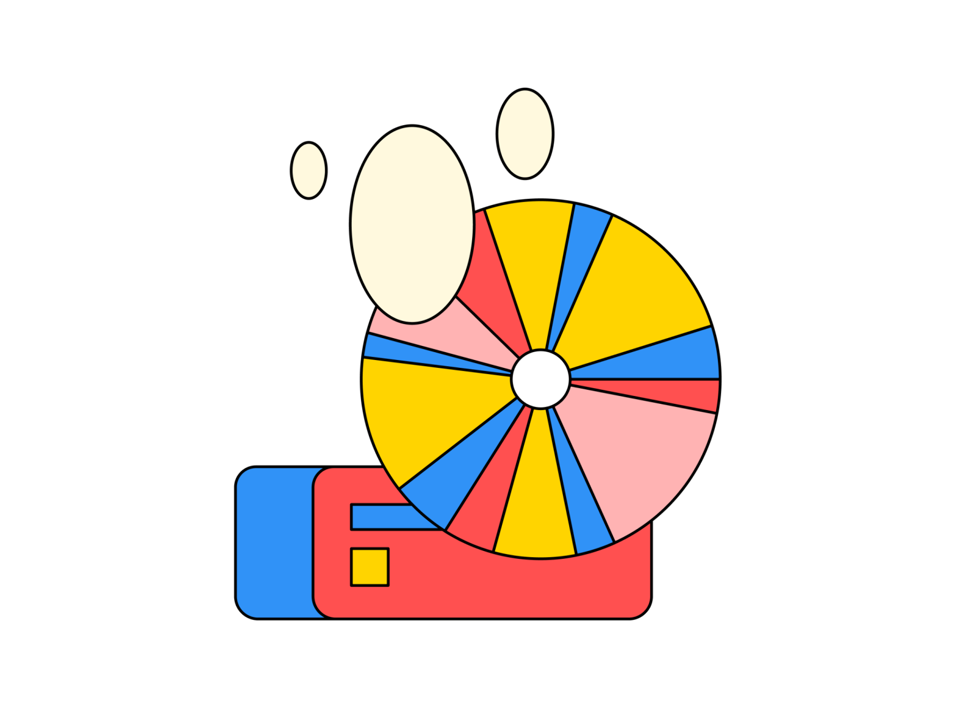 Dynamic colors highlighting a system failure.