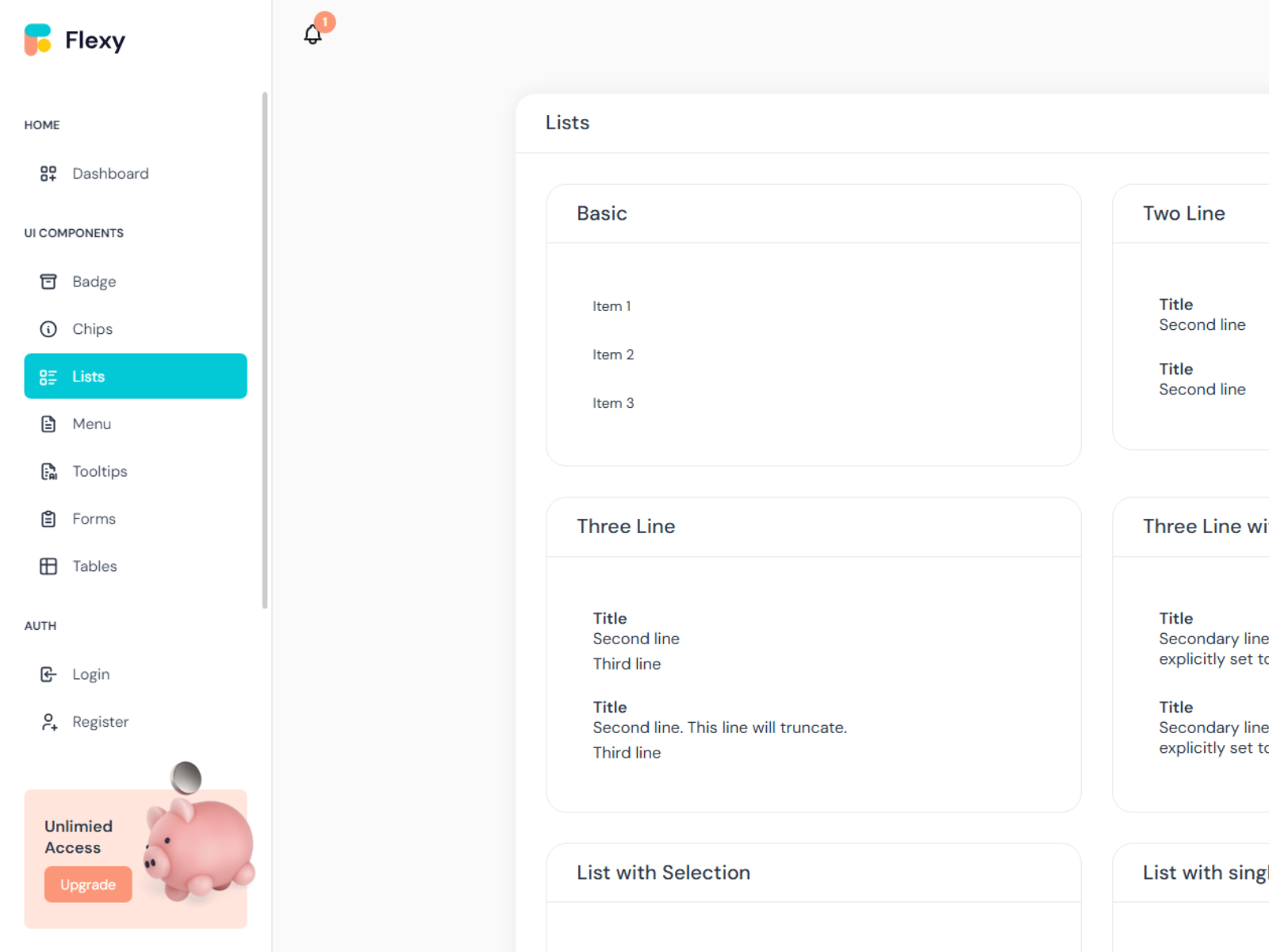 Customizable chart options in Flexy template