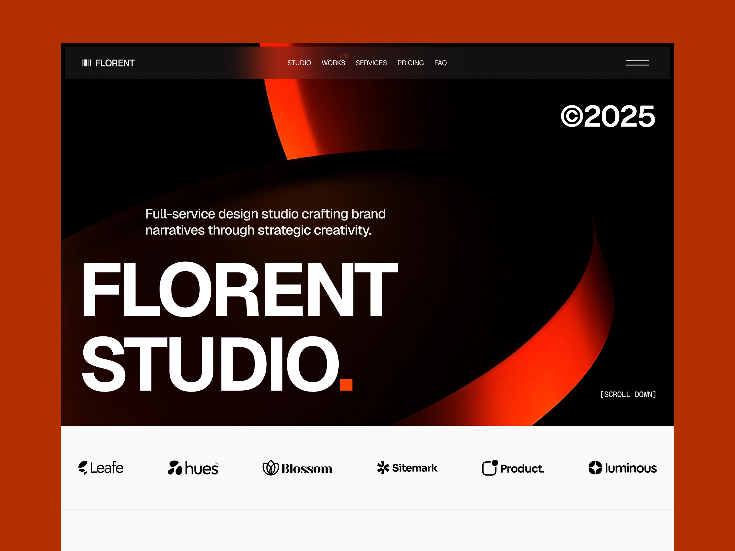 Interactive service section of Florent S