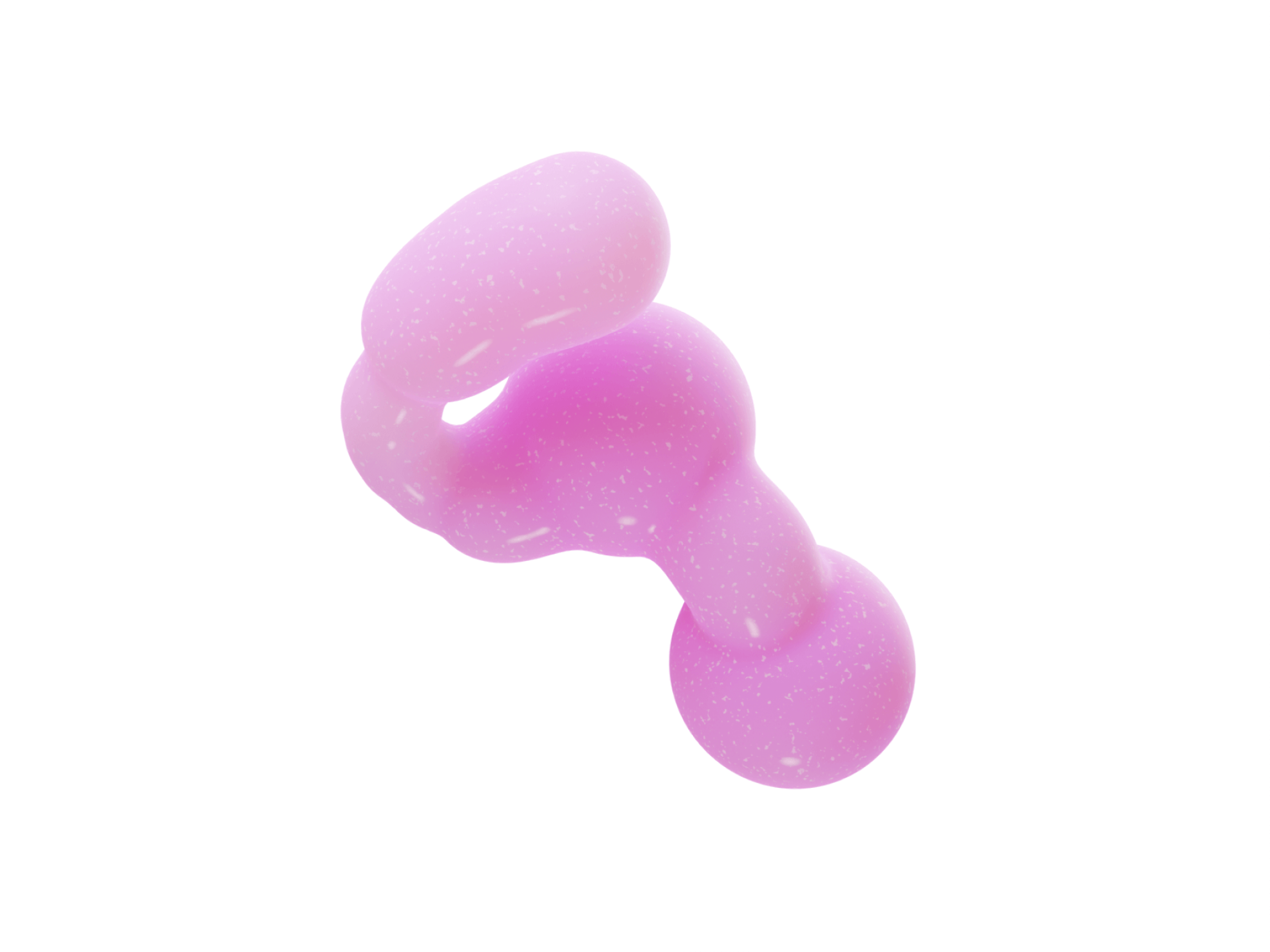 Translucent shapes with a liquid texture