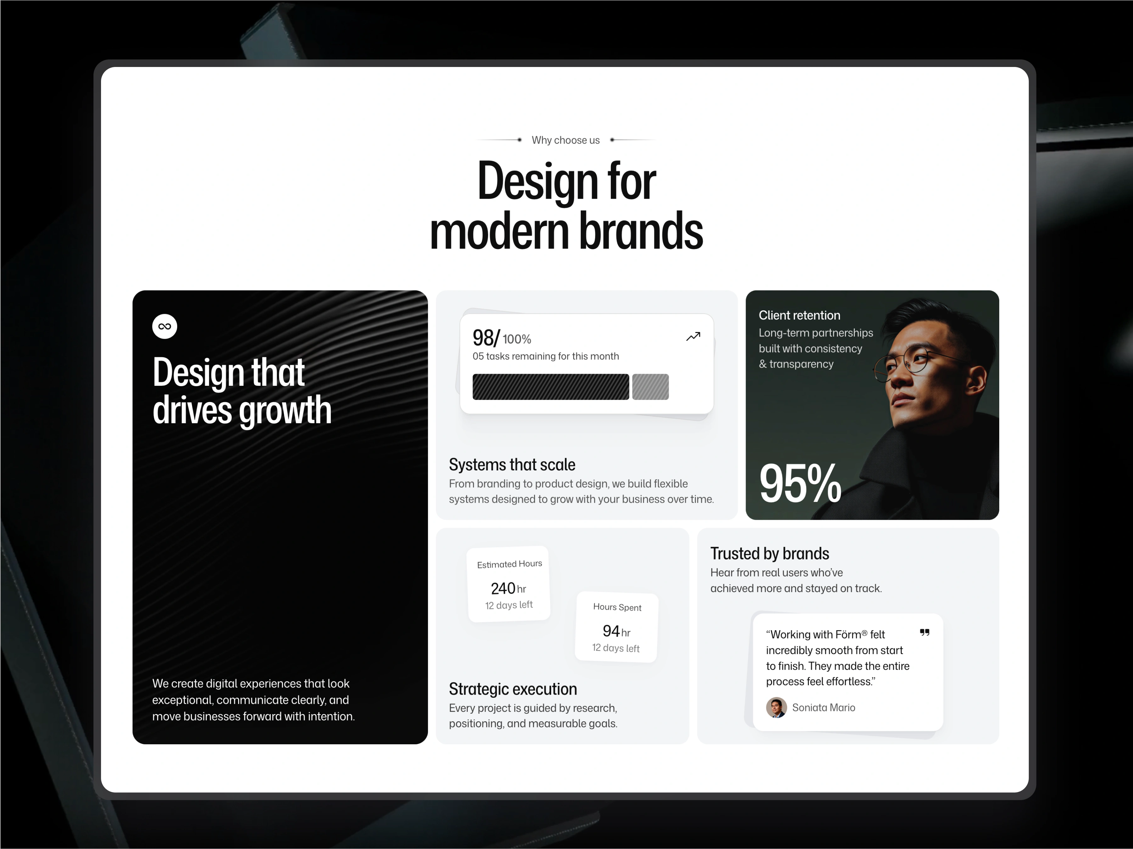 Illustration of Framer's interface with Form Studio template
