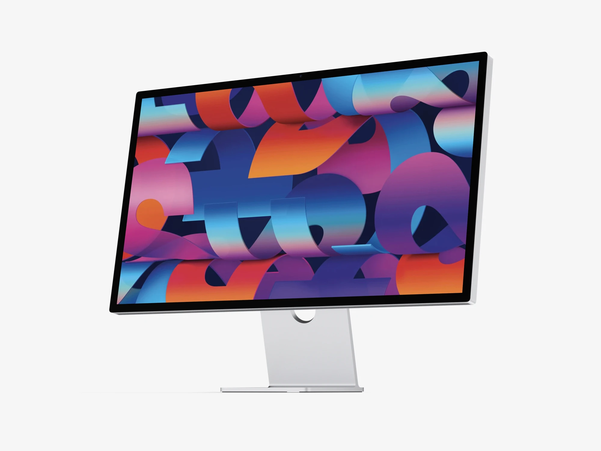 Close-up of the Studio Display mockup