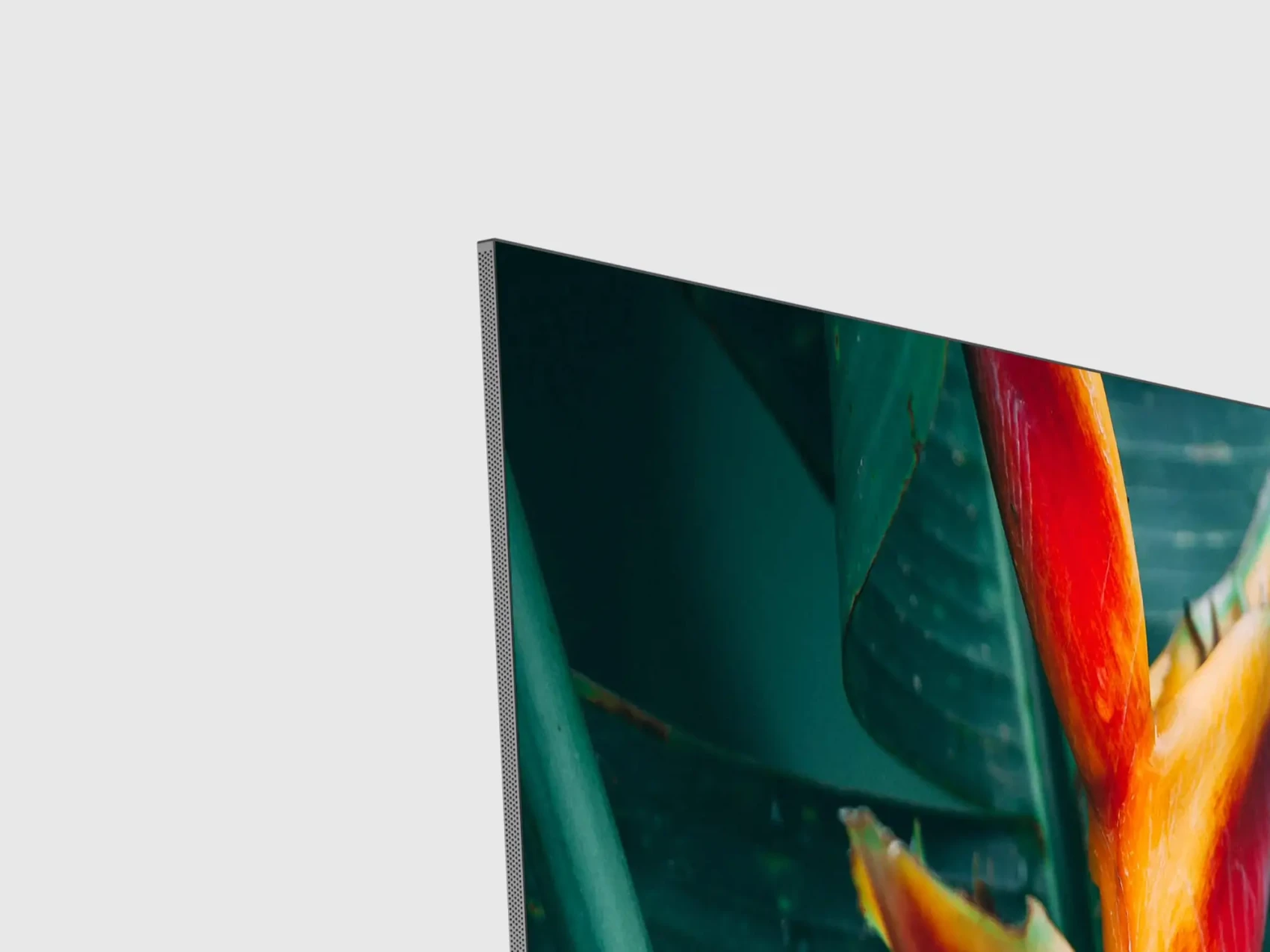 Different angles of the TV mockup demonstrating versatility.