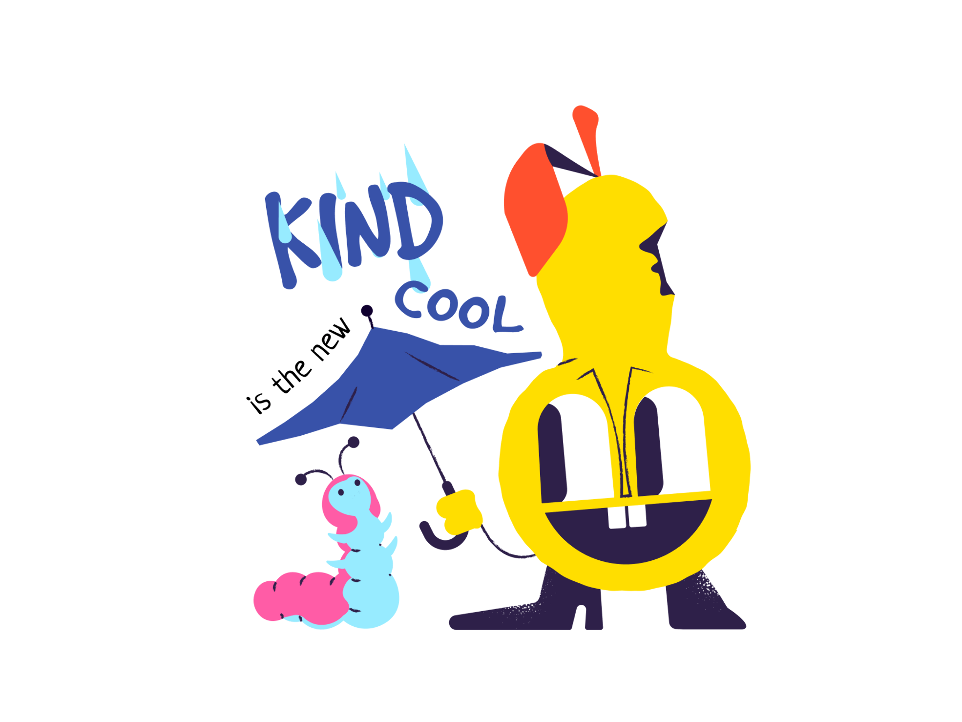 Creative illustration to inspire positivity
