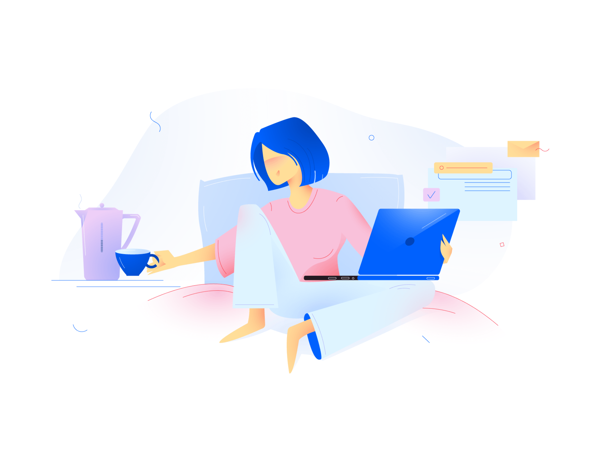 People collaborating on a project