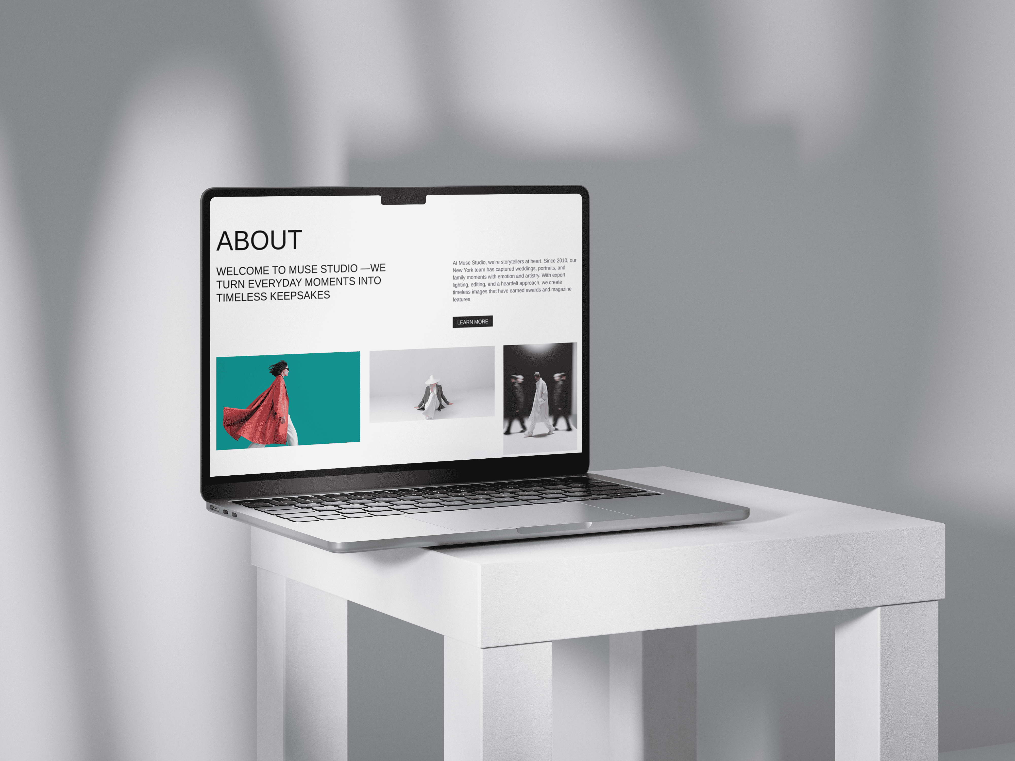 Showcasing smooth animations in Muse Studio