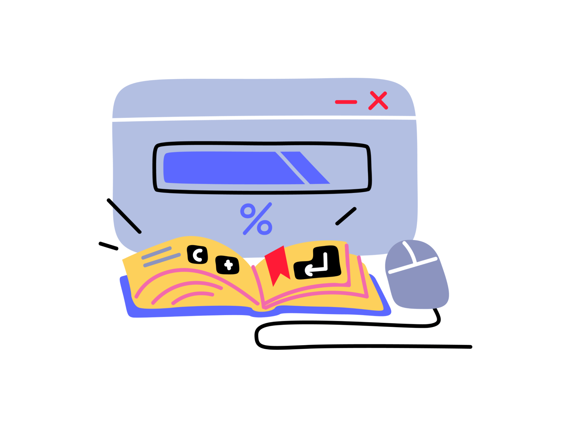Vector illustration of messaging with nuts as icons.