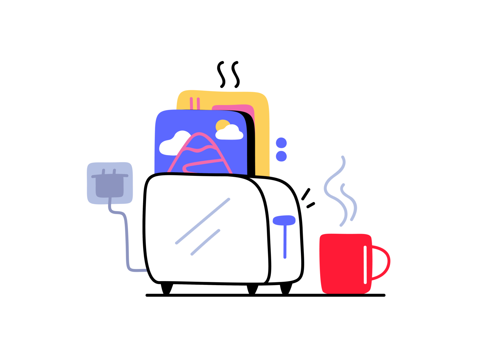 Vector set depicting coding and messaging with nuts design.