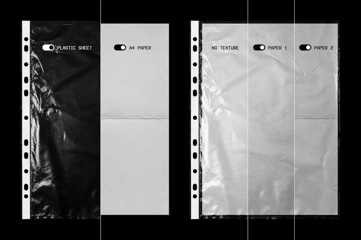 Plastic Sheet Overlay Mockup 3
