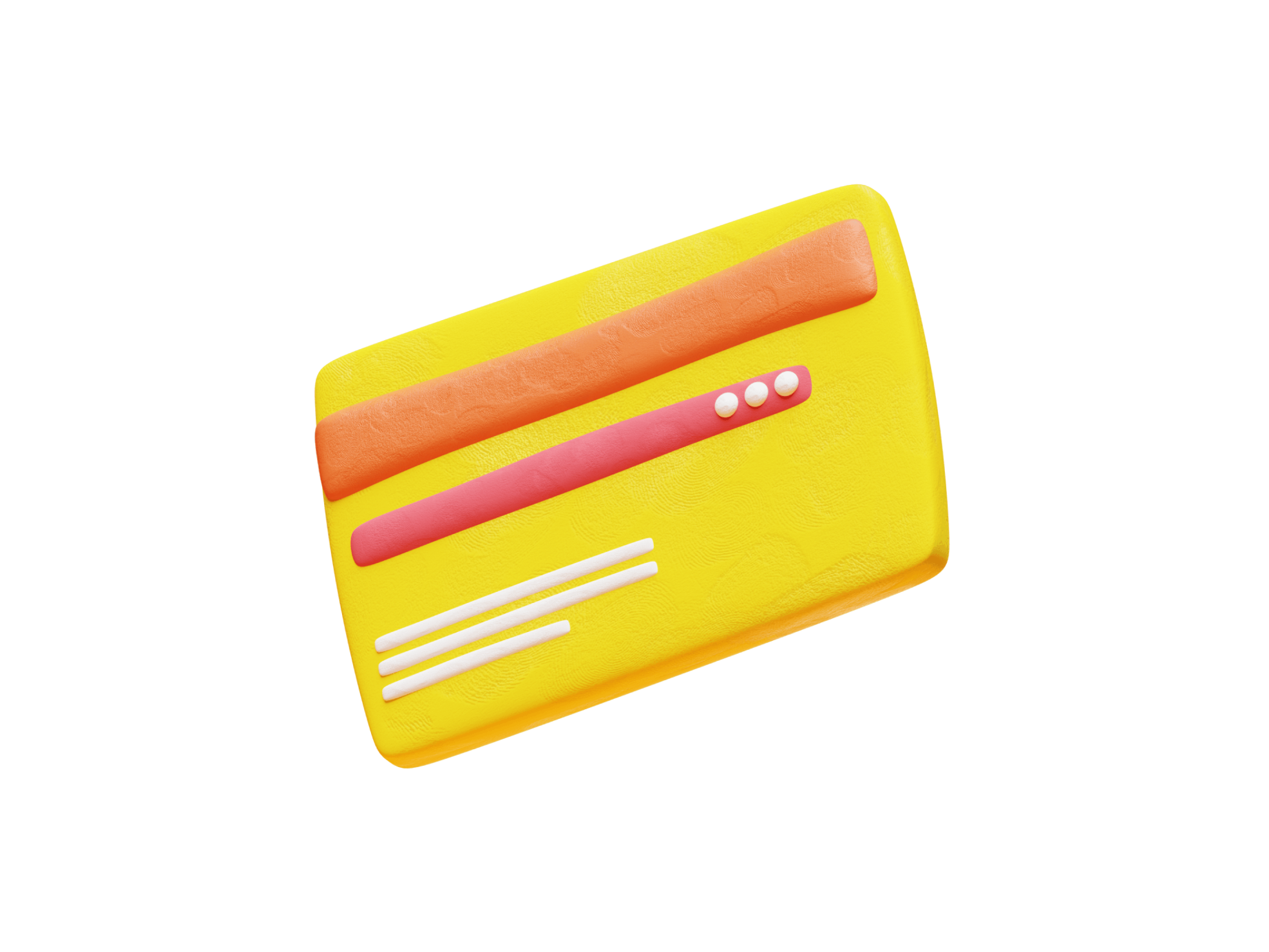 Vibrant Plasticine sticker showing an outdoor scene