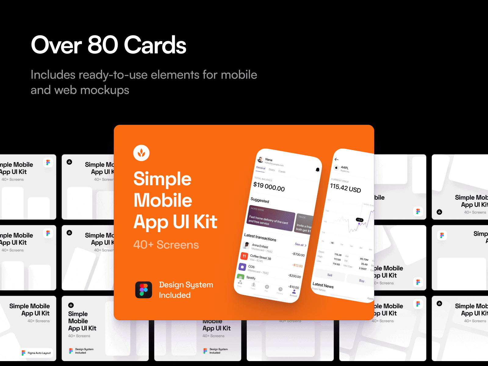 Mobile mockup featuring a vibrant design