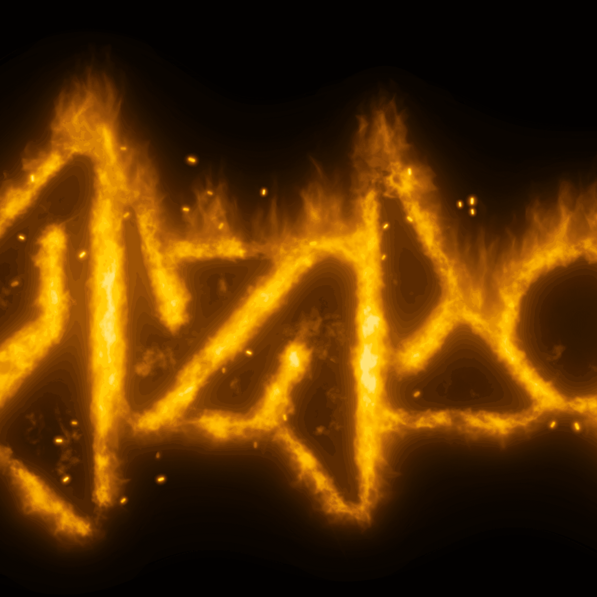Dramatic smoke effect added to text with PYROTONE®