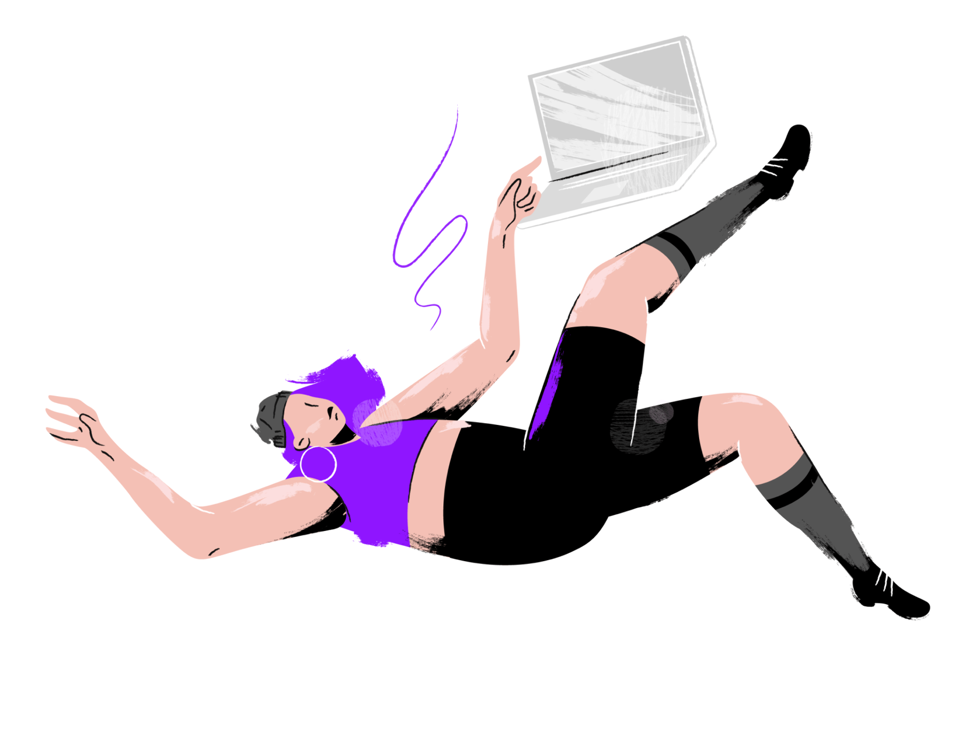 Riley illustrated with vibrant colors and a dynamic pose.