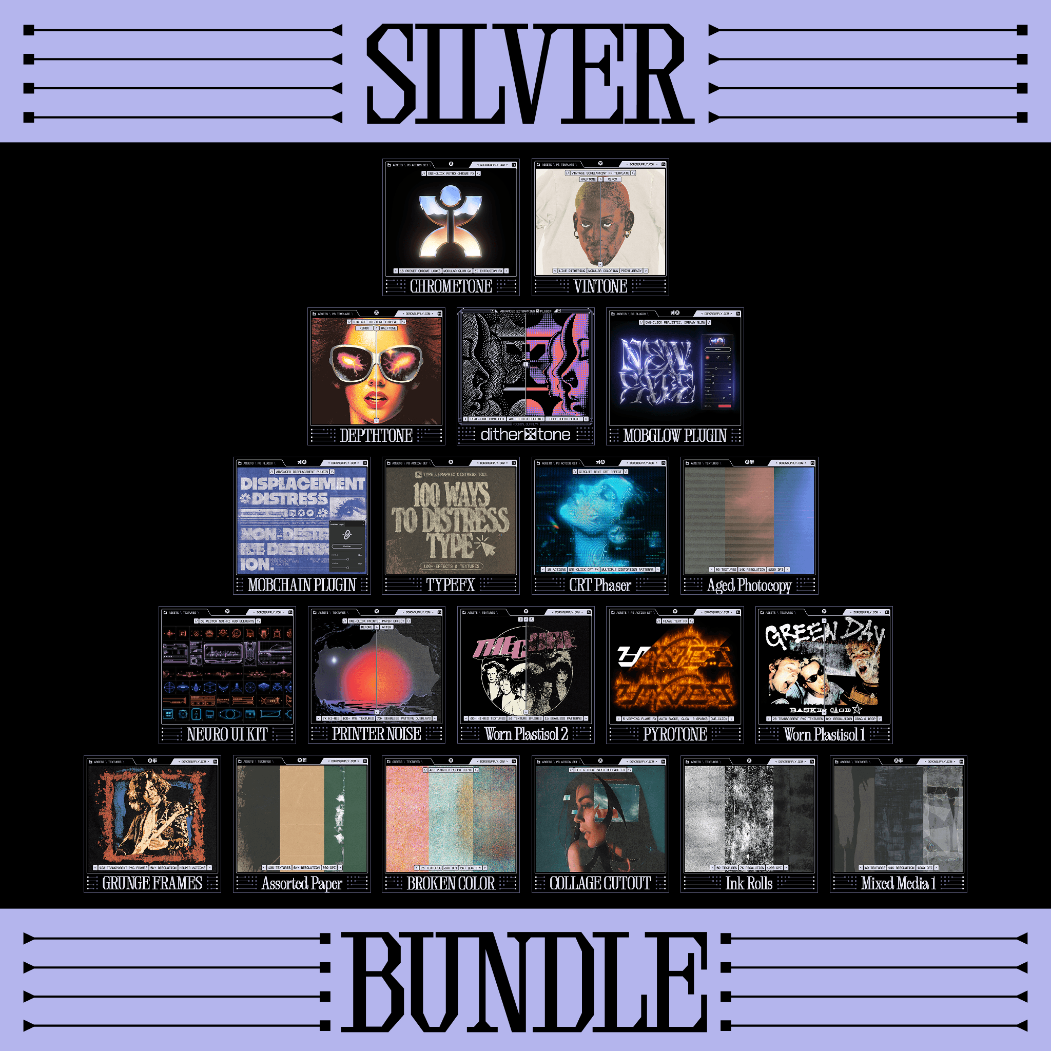 Silver texture for backgrounds