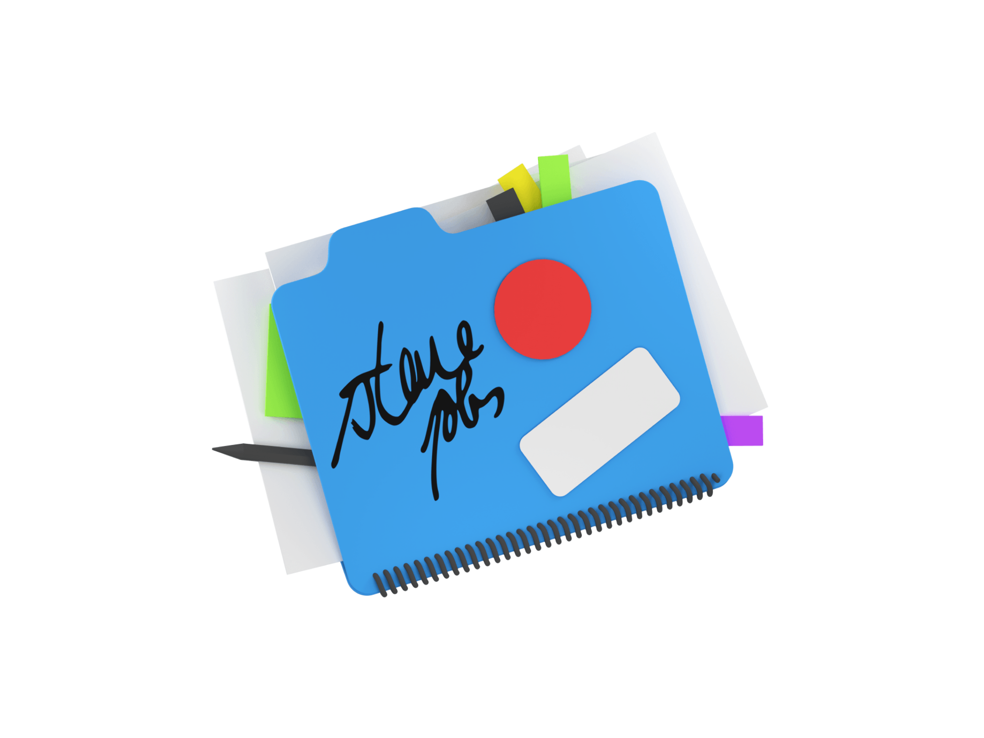 Colorful 3D tools for technology concepts illustration 5