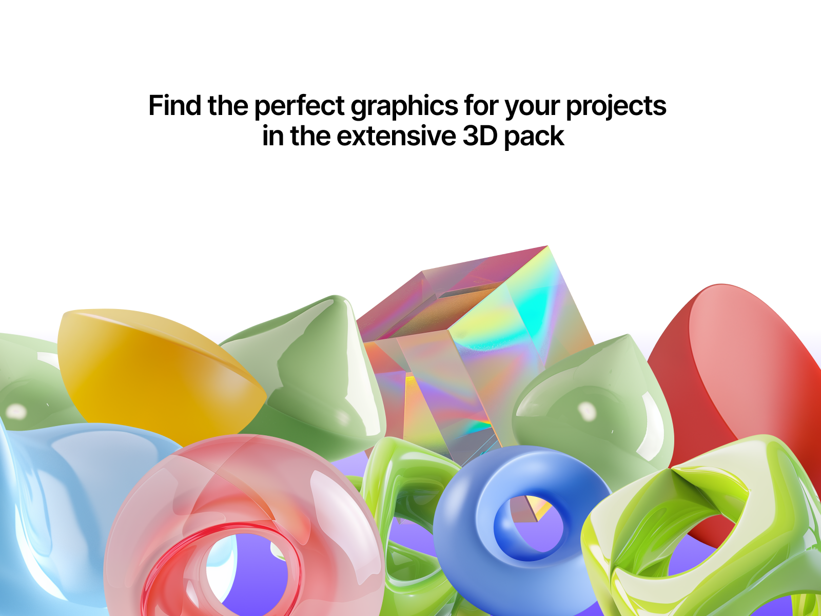 High-resolution 3D illustration for branding