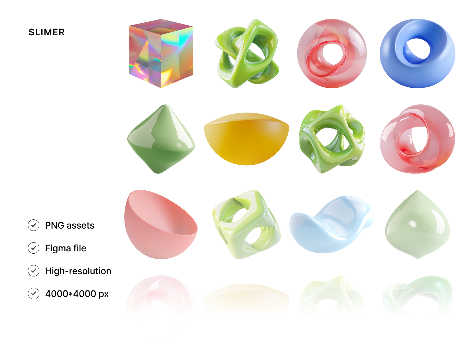 Versatile 3D illustration suited for web design