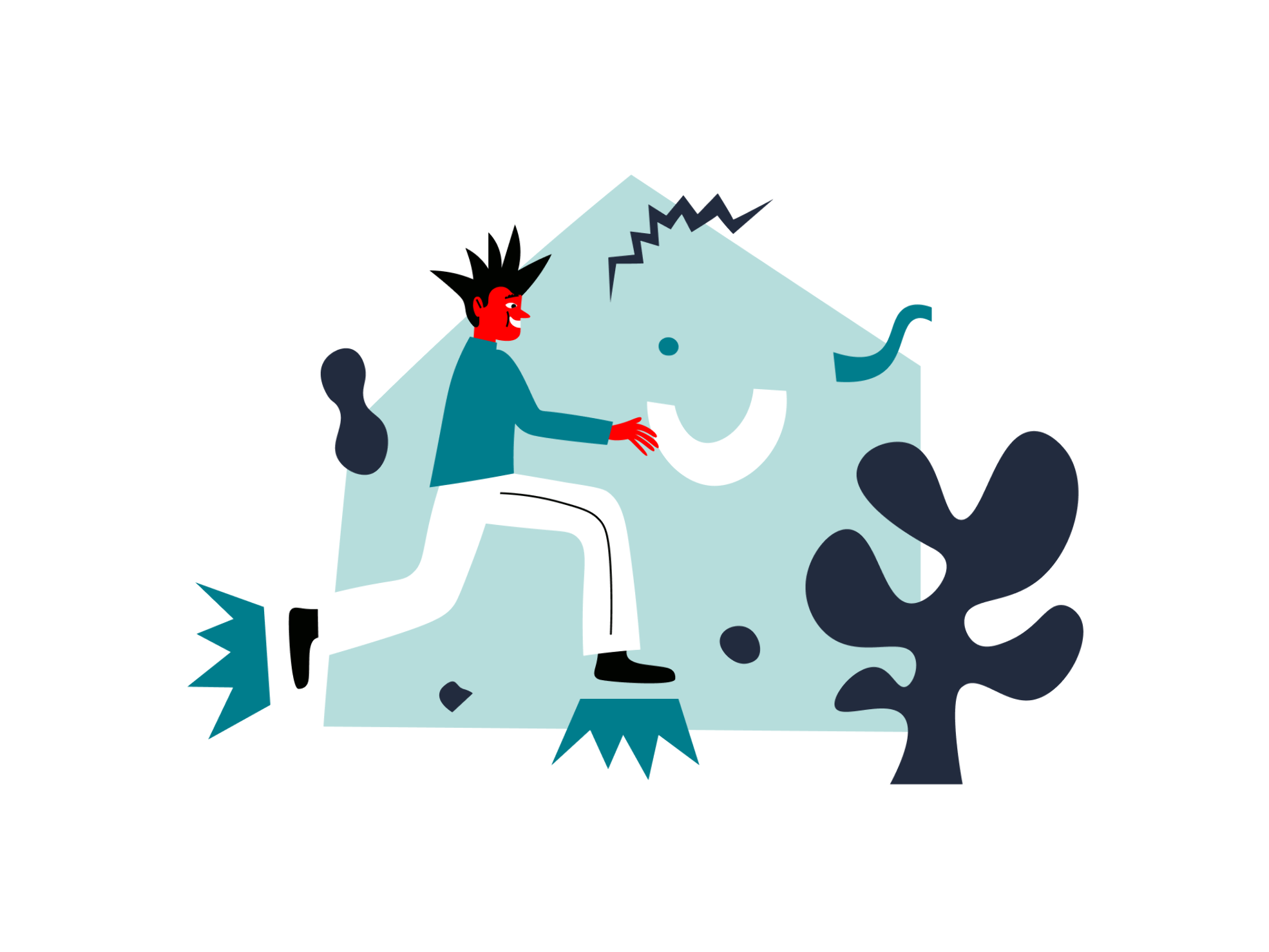 Image of individuals collaborating on a project