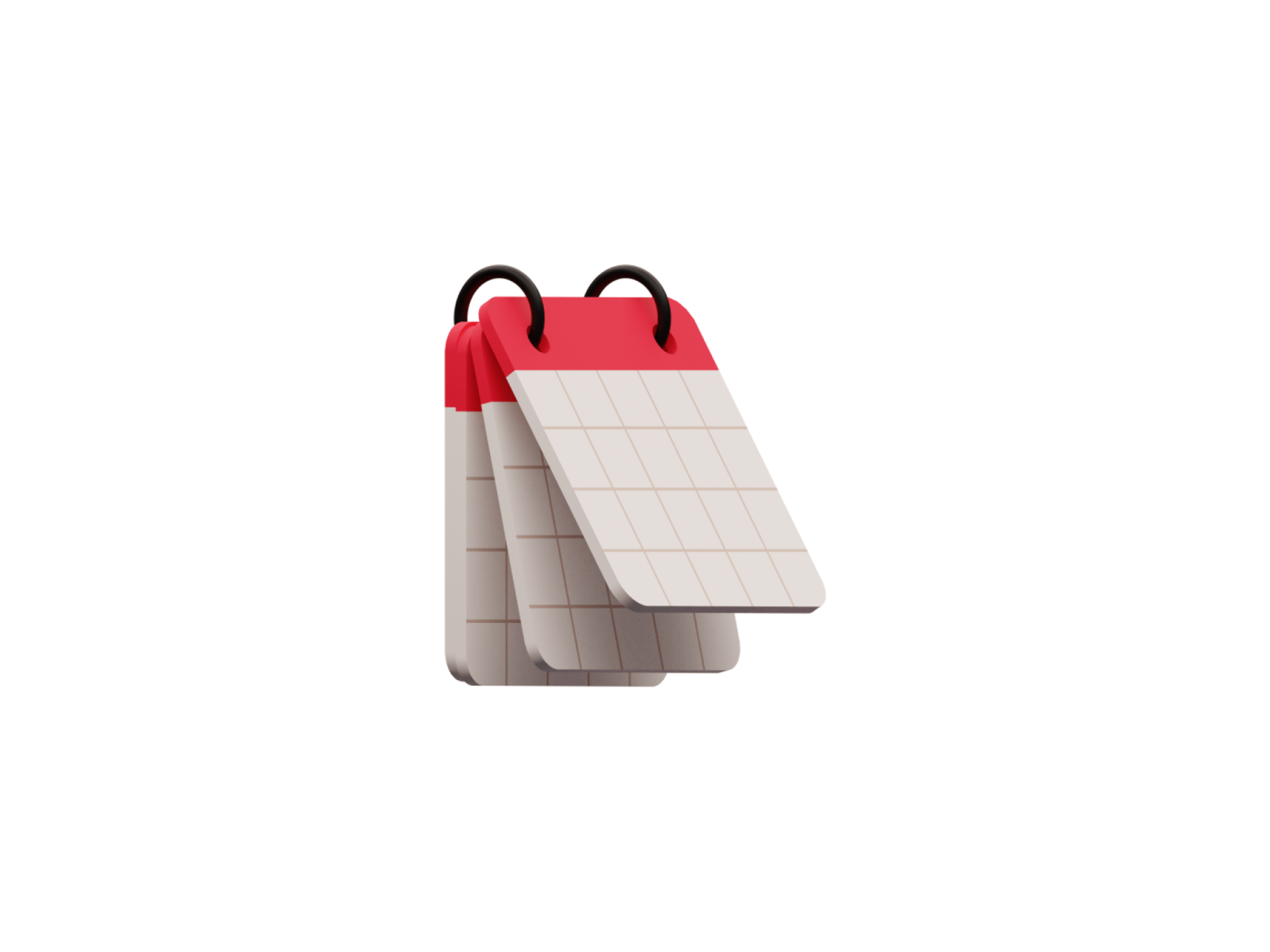 Colorful 3D shapes arranged artistically