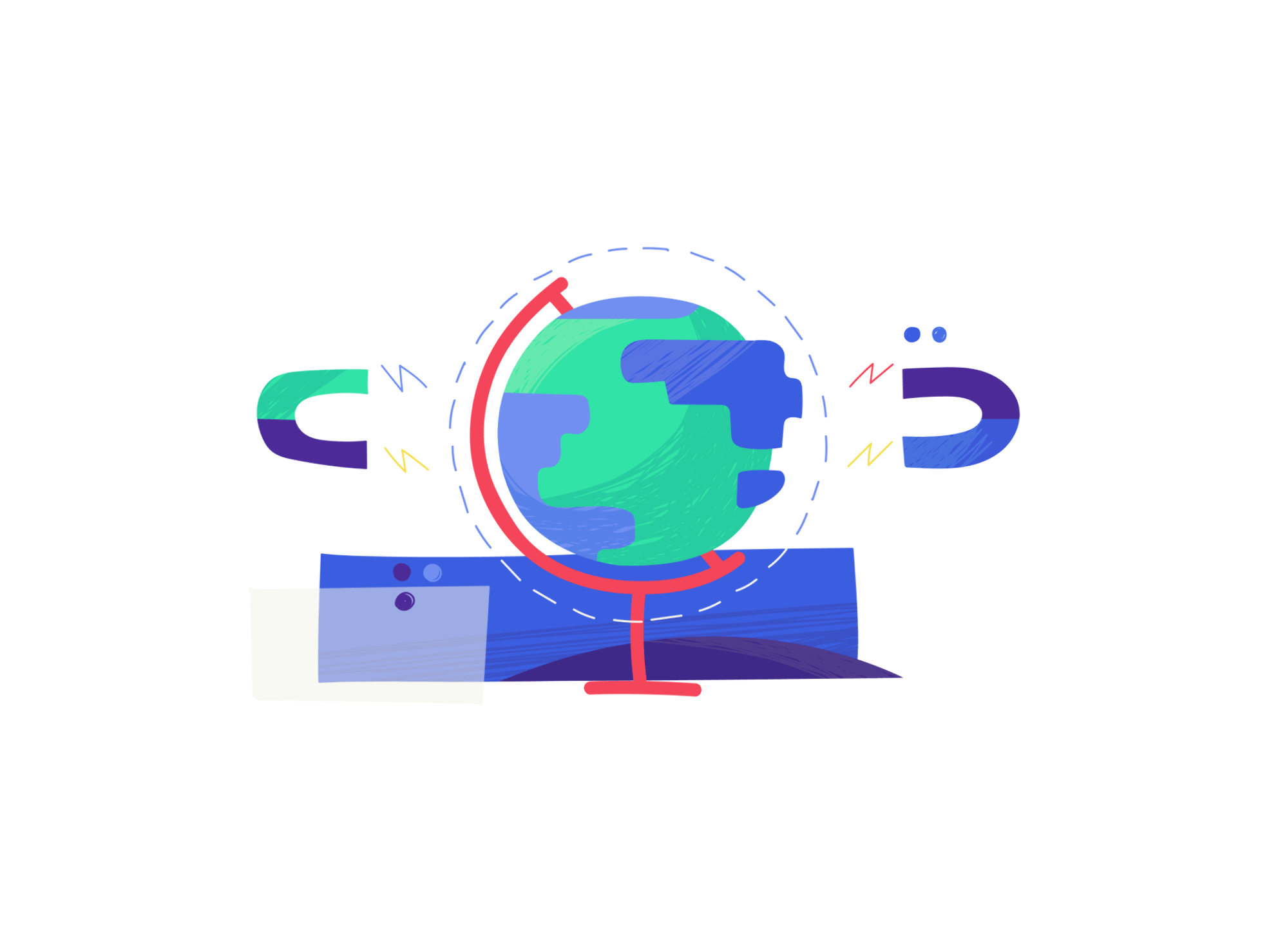 Flat design of cryptocurrency concepts and technologies.