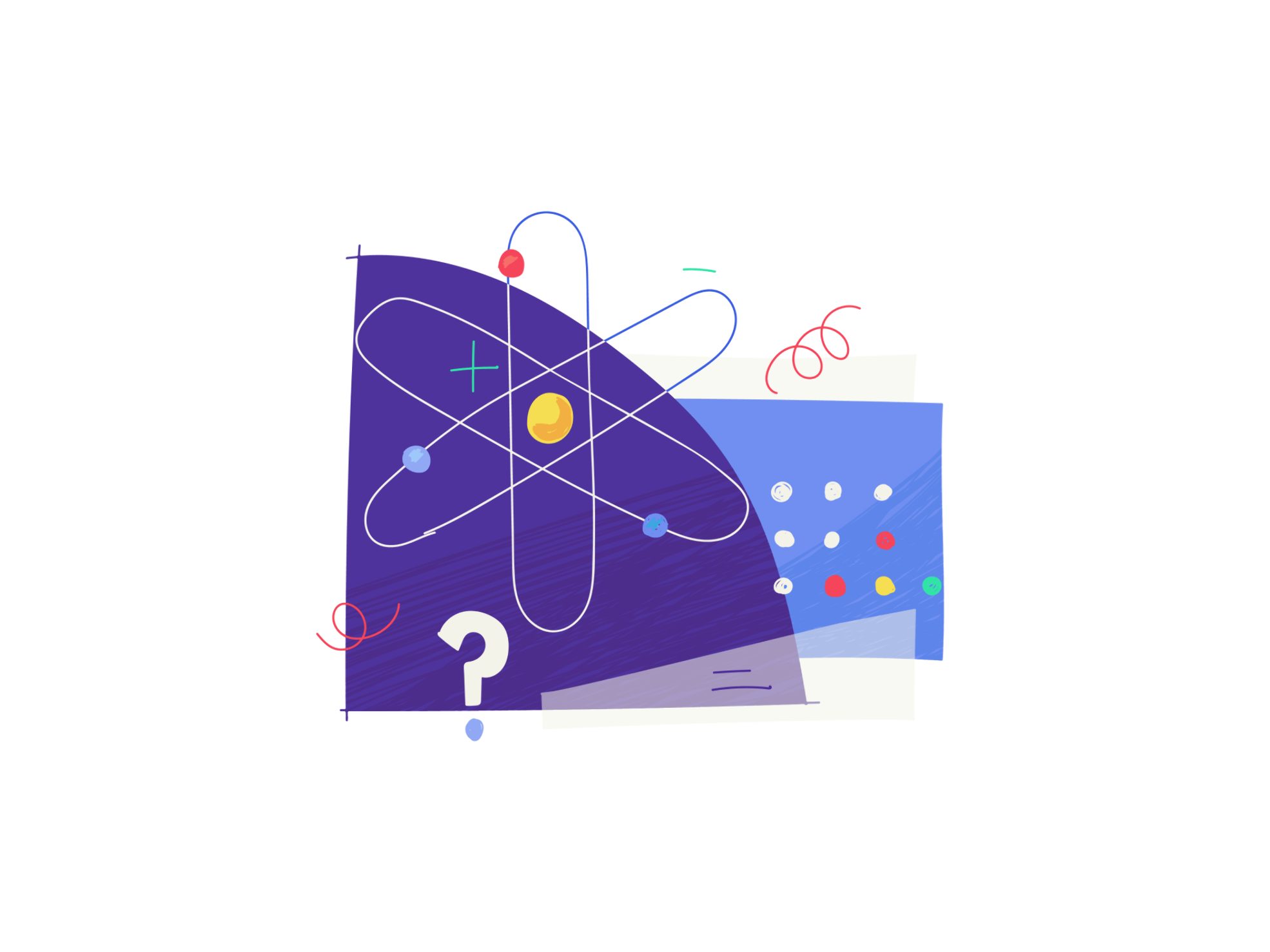 Vector graphic representing innovative tech solutions.