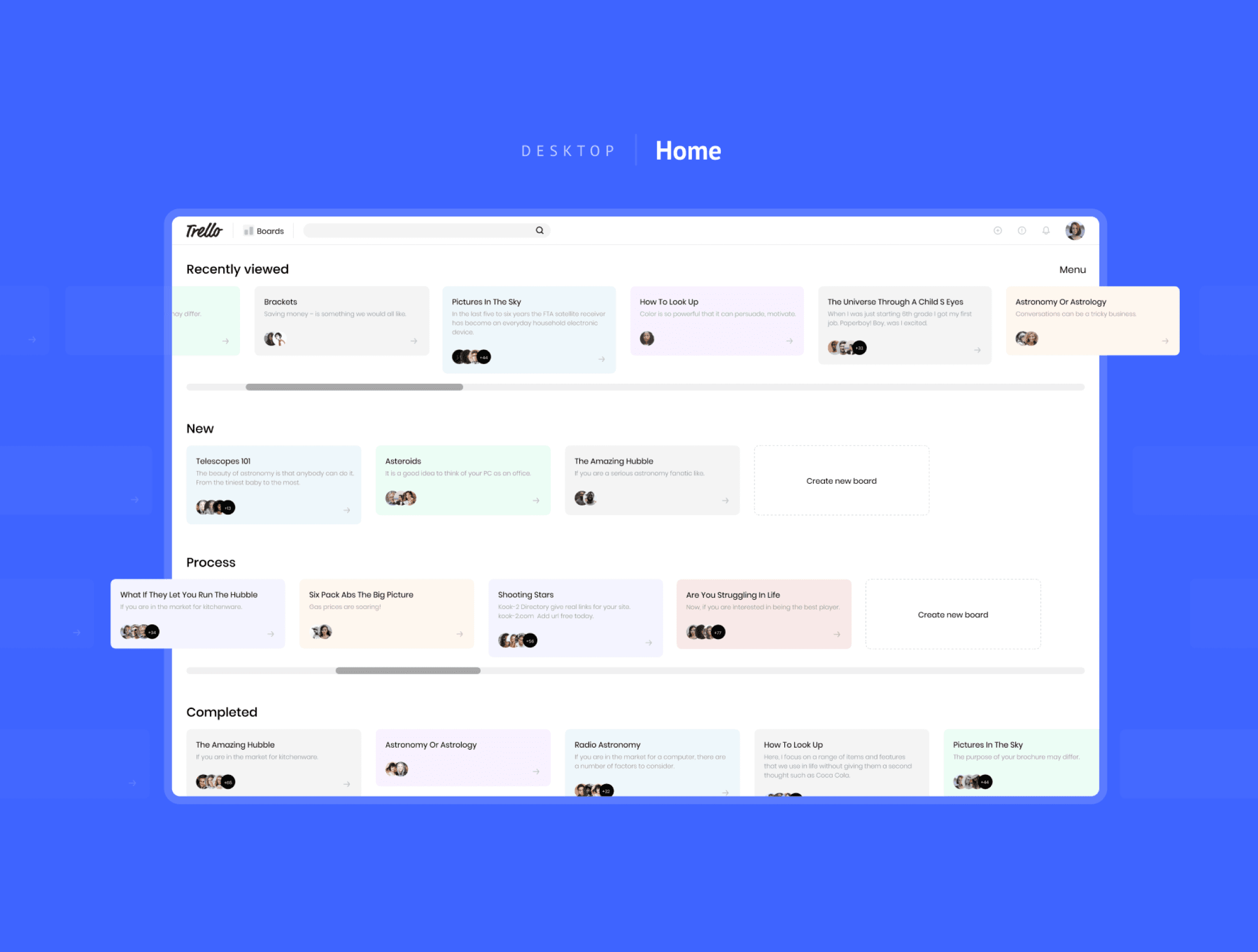 Trello Concept desktop template 2
