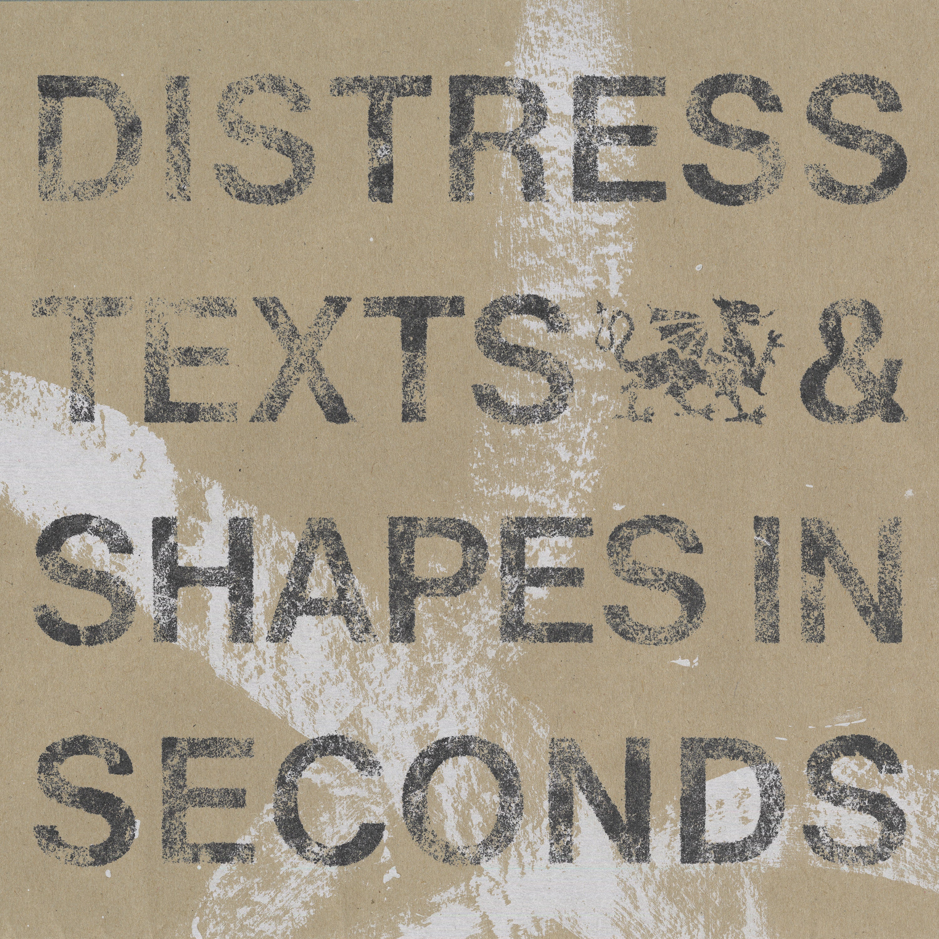 Application window showcasing distress effects options