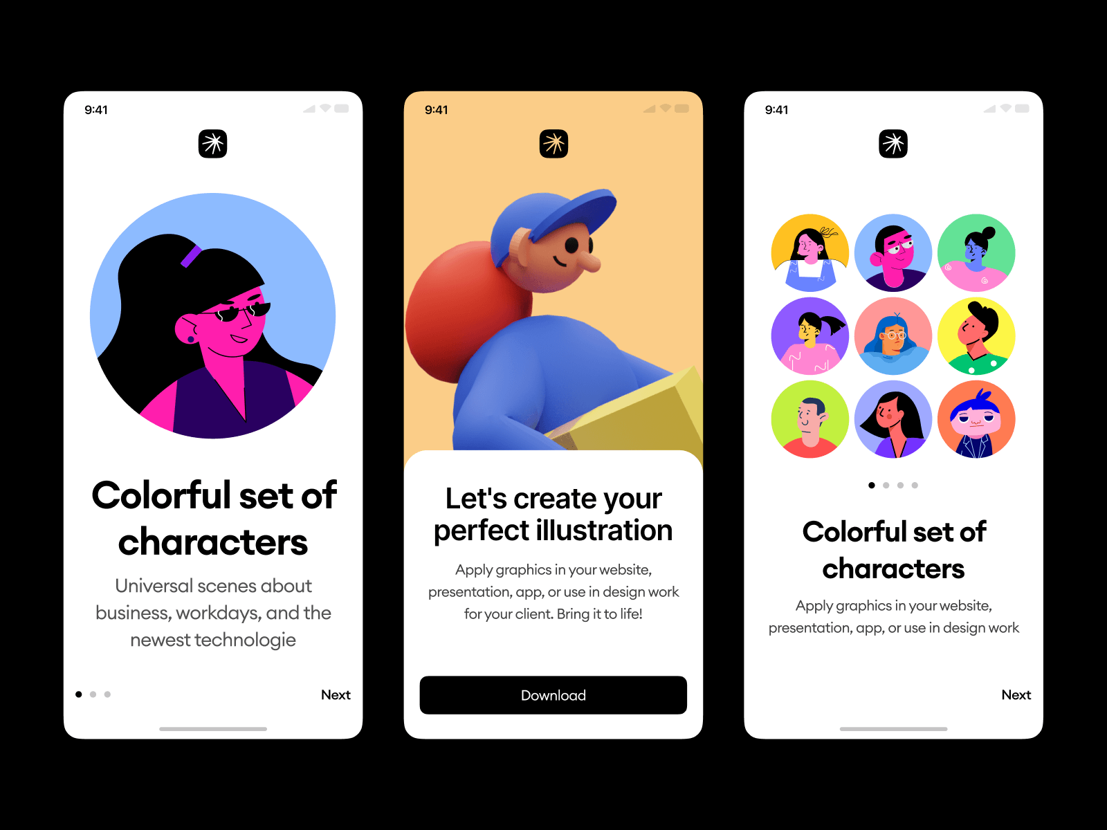 Figma-compatible user avatars ready for editing and customization.