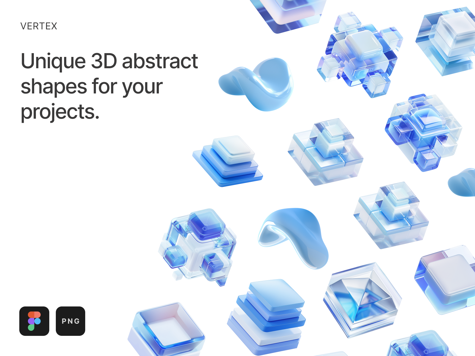 Futuristic 3D artwork featuring smooth lines