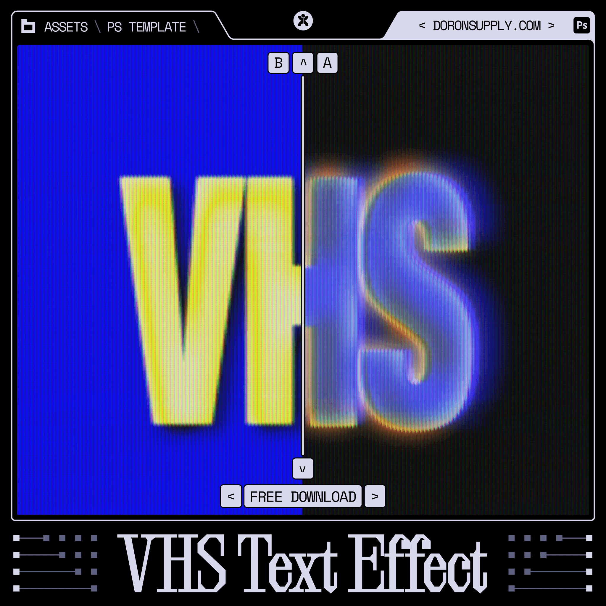 VHS Effect Template preview 1
