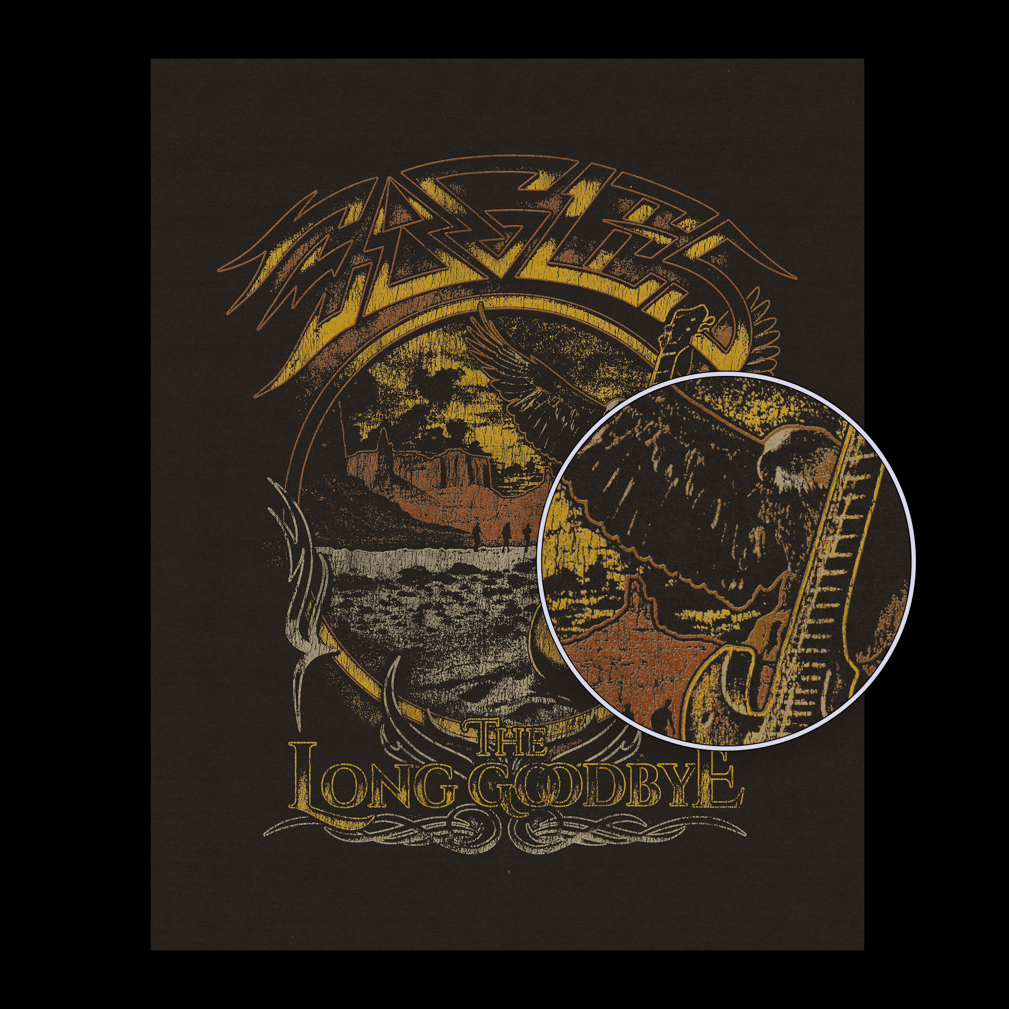 Example of classic t-shirt graphic created with VINTONE