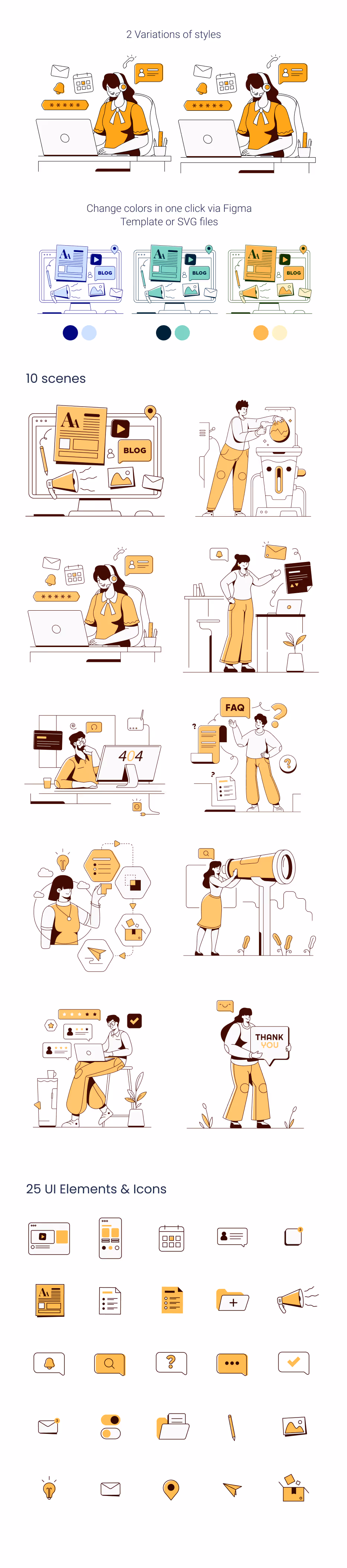 Illustration for 'blog' page