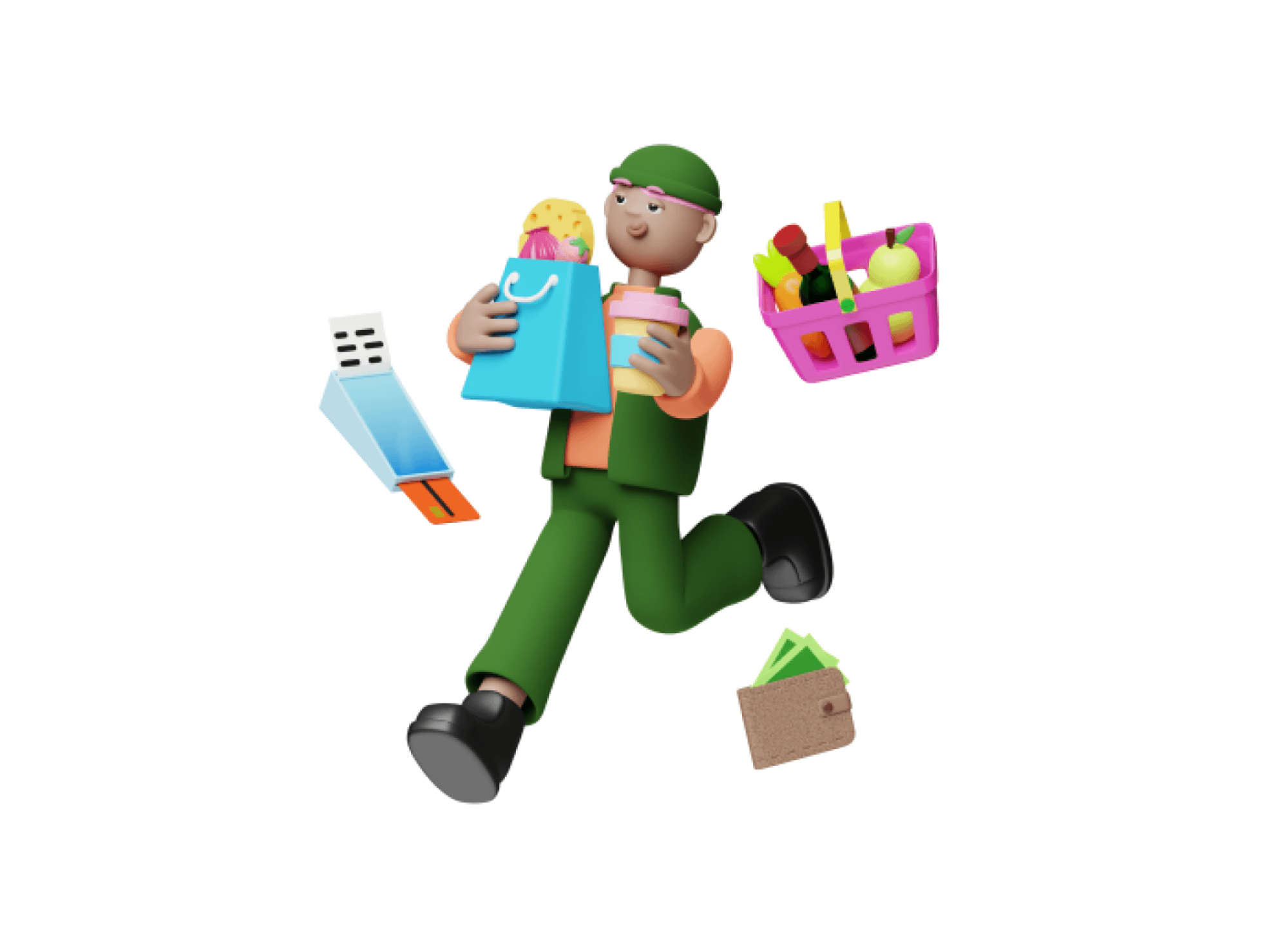 Business-oriented 3D illustrations for web use